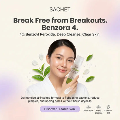 BENZORA 4 – Benzoyl Peroxide 4% Anti-Acne Face Wash