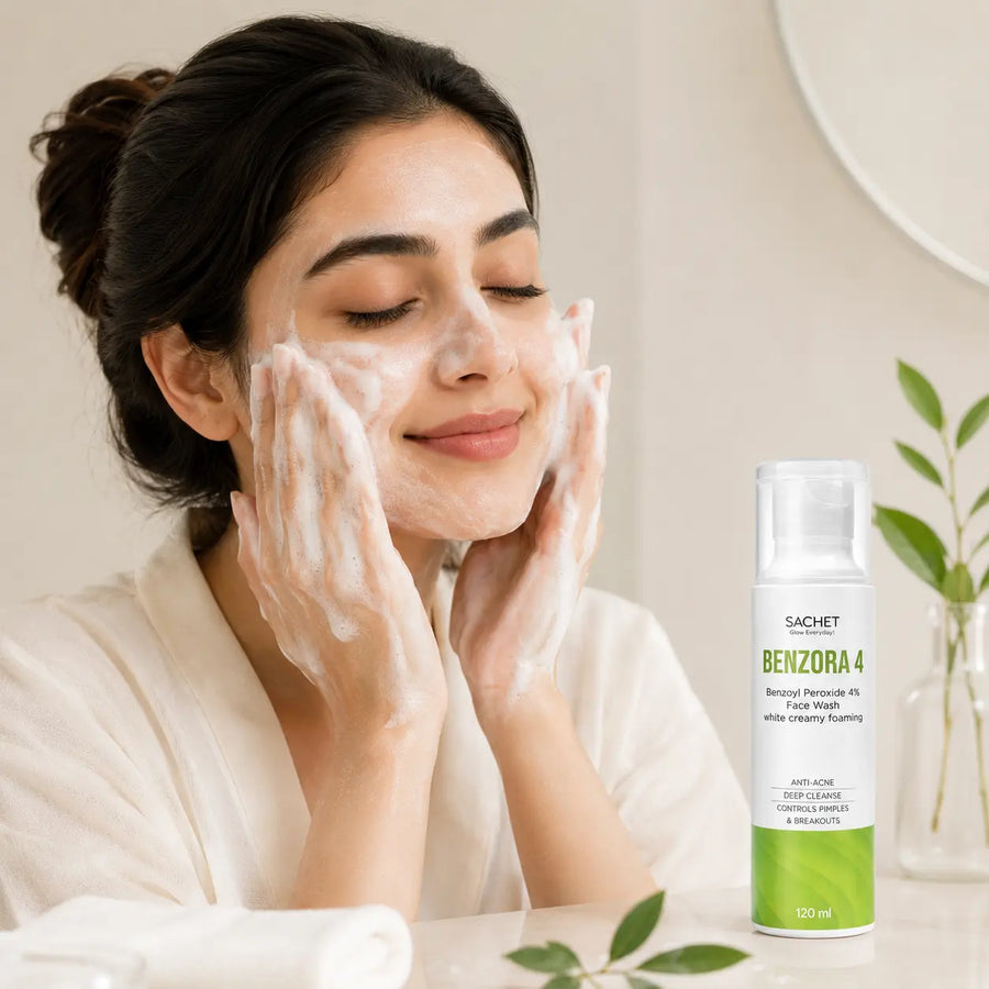 Benzoyl Peroxide Acne Face Wash in Pakistan | Benzora 4
