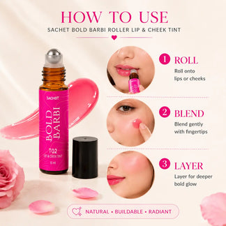 Bold Barbi Roller Lip and Cheek Tint - T02 : SACHET