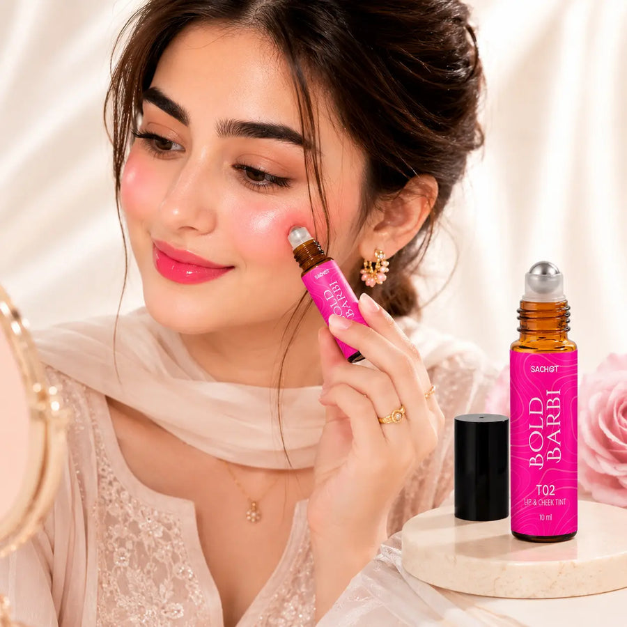 Bold Barbi Roller Lip & Cheek Tint T02 | SACHET Pakistan