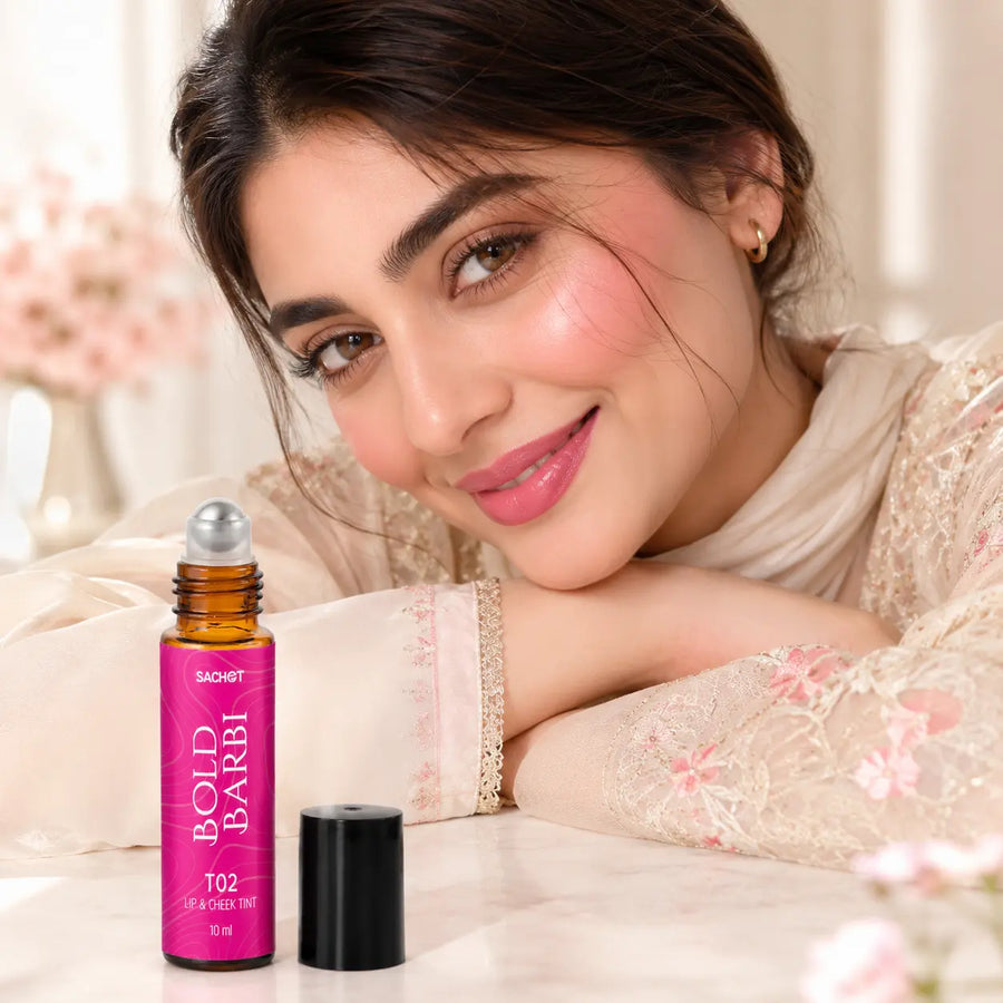 Bold Barbi Roller Lip & Cheek Tint T02 | SACHET Pakistan