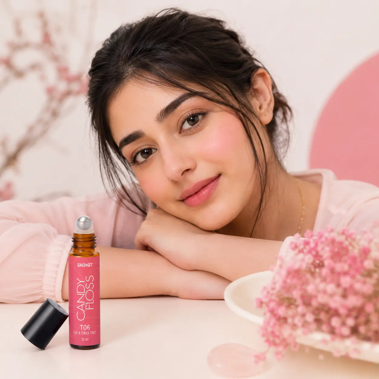 Candy Floss Roller Lip and Cheek Tint - T06