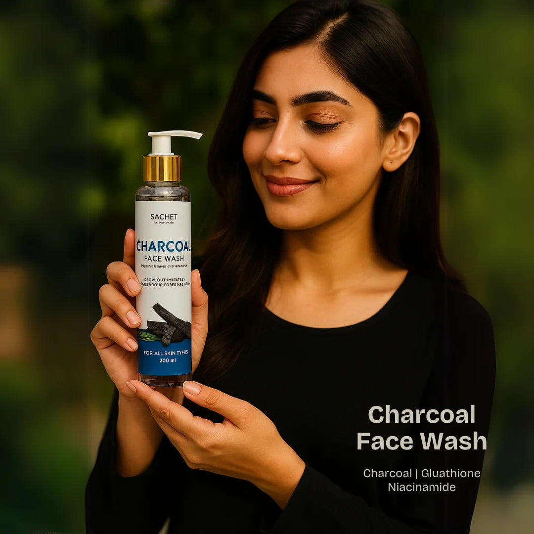 Charcoal Face Wash | sachetcare.com