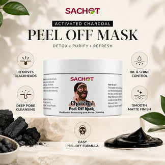 Charcoal Peel Off Mask - Deep Cleanse for Radiant Skin | sachetcare.com