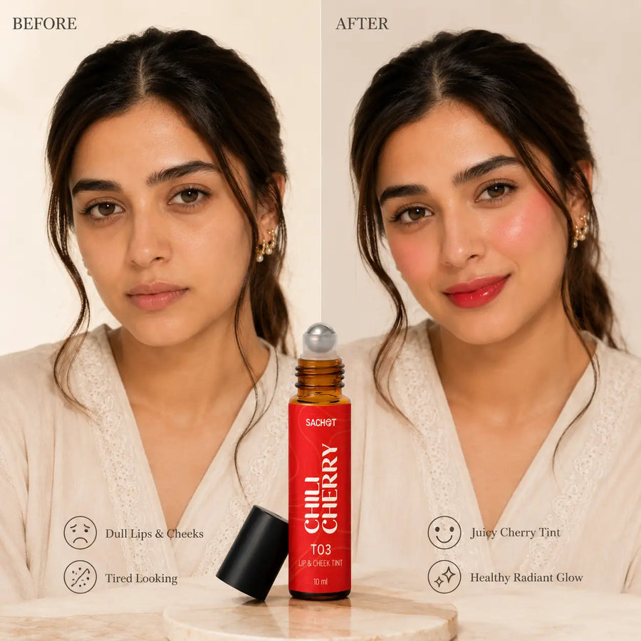 Best Chili Cherry Roller Lip and Cheek Tint  in Pakistan