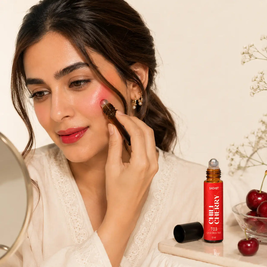 Sachet Chili Cherry Roller Lip and Cheek Tint  in Pakistan