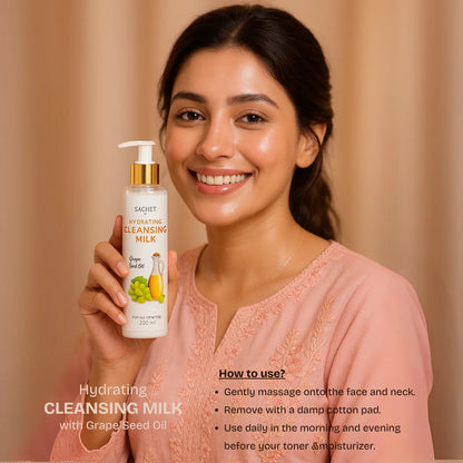 How to use cleansing milk? | sachetcare.com