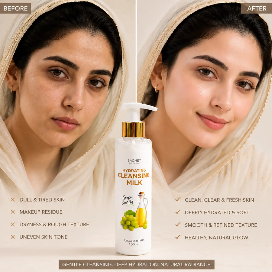 Cleansing Milk Face Wash for Gentle Makeup Removal in Pakistan