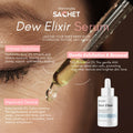 Dew Elixir Serum - Hyaluronic Acid 4% + Niacinamide 5% + Glycolic Acid 2% | sachetcare.com