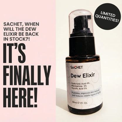 Dew Elixir Serum – Hydrating & Anti-Aging Glow | SACHET Pakistan