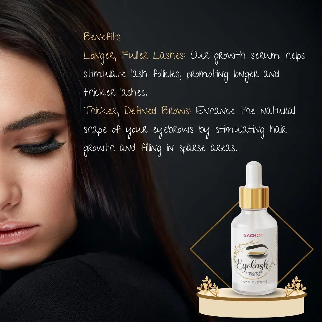 Eye Lashes & Eye Brows Growth Serum | sachetcare.com