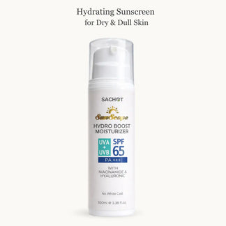 SACHET Glow Boost Moisturizer Sunscreen SPF 65 – 100 ml