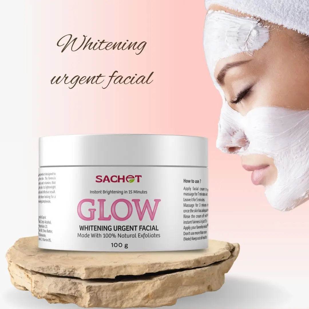 Glow Whitening Urgent Facial in Pakistan