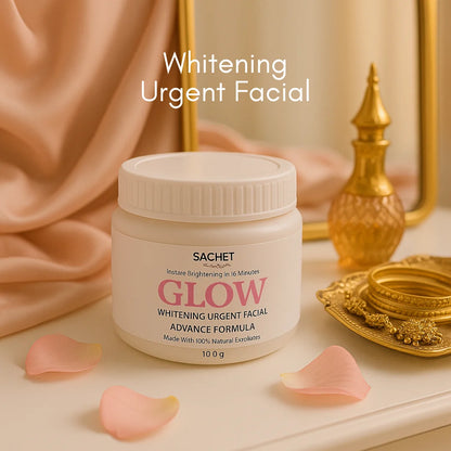 How to use Glow Urgent Facial | sachetcare.com