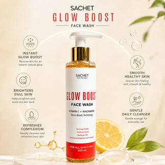 Glow Boost Face Wash | Vitamin C Beads Cleanser in Pakistan