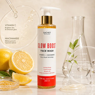 Glow Boost Face Wash | Vitamin C Beads Cleanser in Pakistan