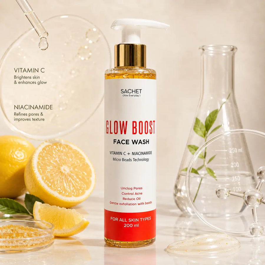 Glow Boost Face Wash | Vitamin C Beads Cleanser in Pakistan