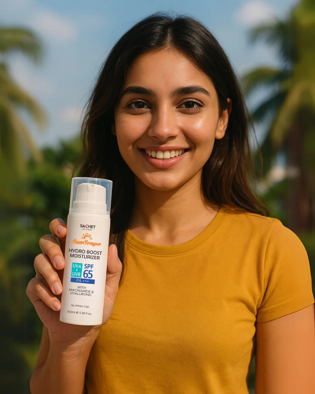 Glow Boost Sunscreen SPF 65 – Hydrate & Protect in Pakistan | SACHET