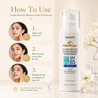 Daily moisturizer sunscreen with Niacinamide and Hyaluronic Acid