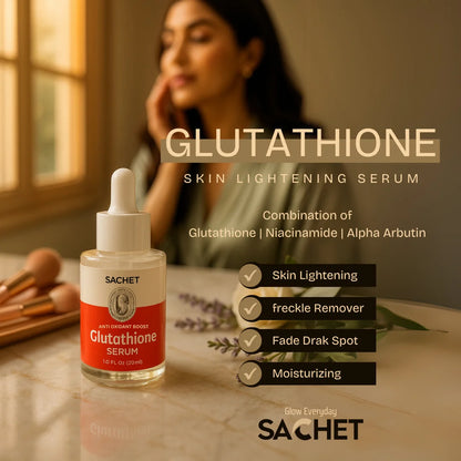 Glutathione Skin Brightening Serum - For a Radiant, Even-Toned You! | sachetcare.com