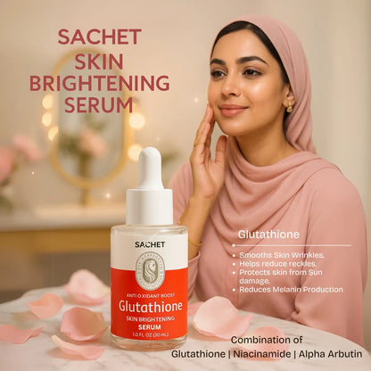 Glutathione Skin Brightening Serum - For a Radiant, Even-Toned You! | sachetcare.com