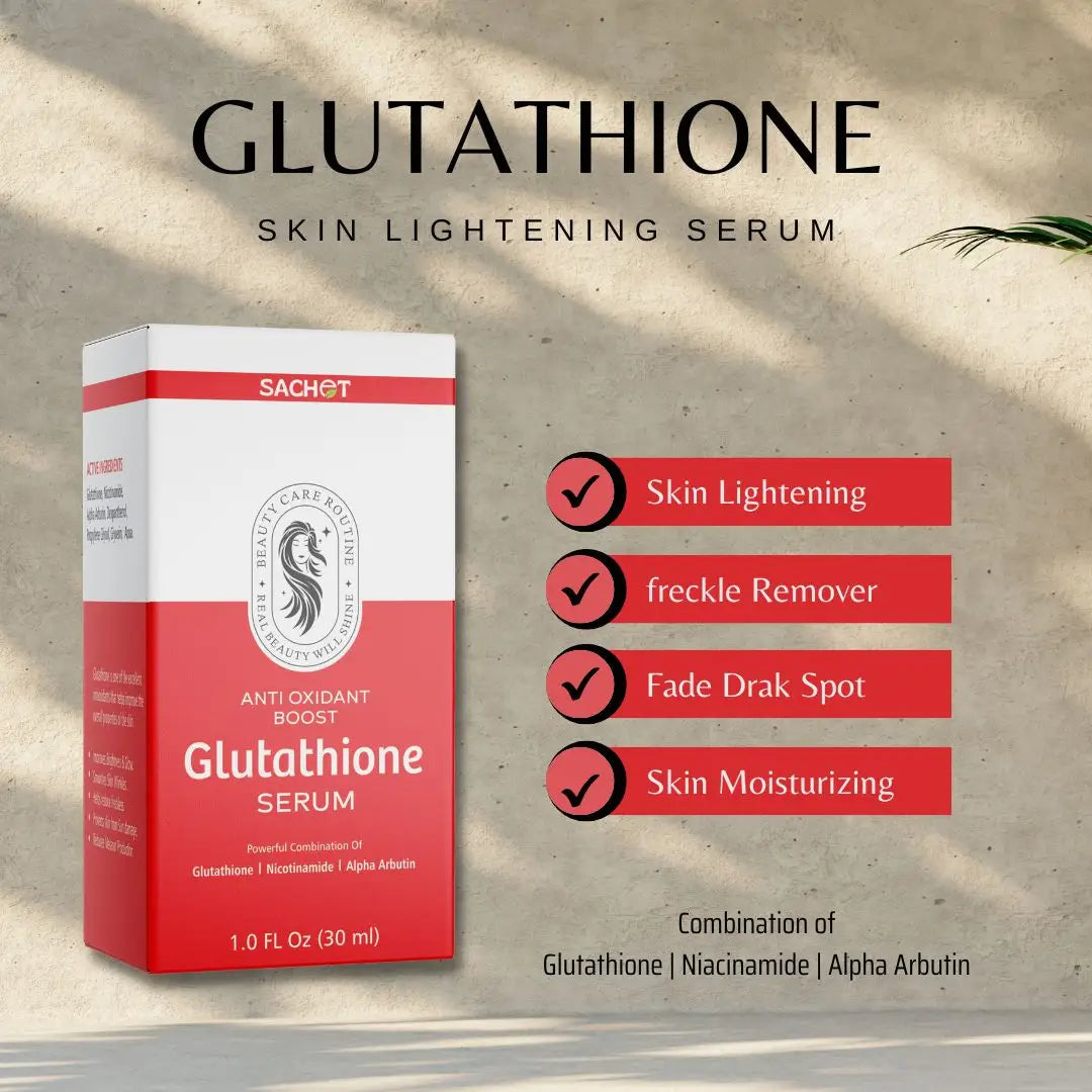 Glutathione Skin Brightening Serum - For a Radiant, Even-Toned You! | sachetcare.com