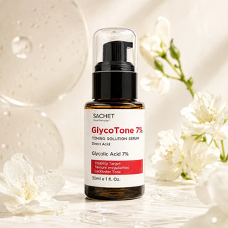 GlycoTone 7% Glycolic Acid Serum (AHA) for Texture & Dullness | SACHET