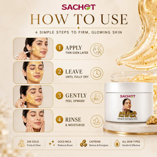 Best 24K Gold Peel Off Mask in Pakistan for Glow & Anti-Aging