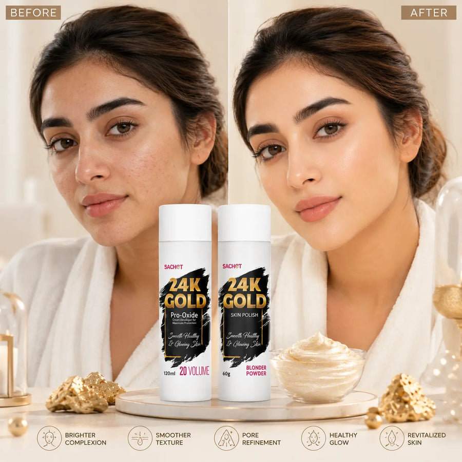 Gold Skin Polish – Brightening & Glow Treatment | SACHET Pakistan