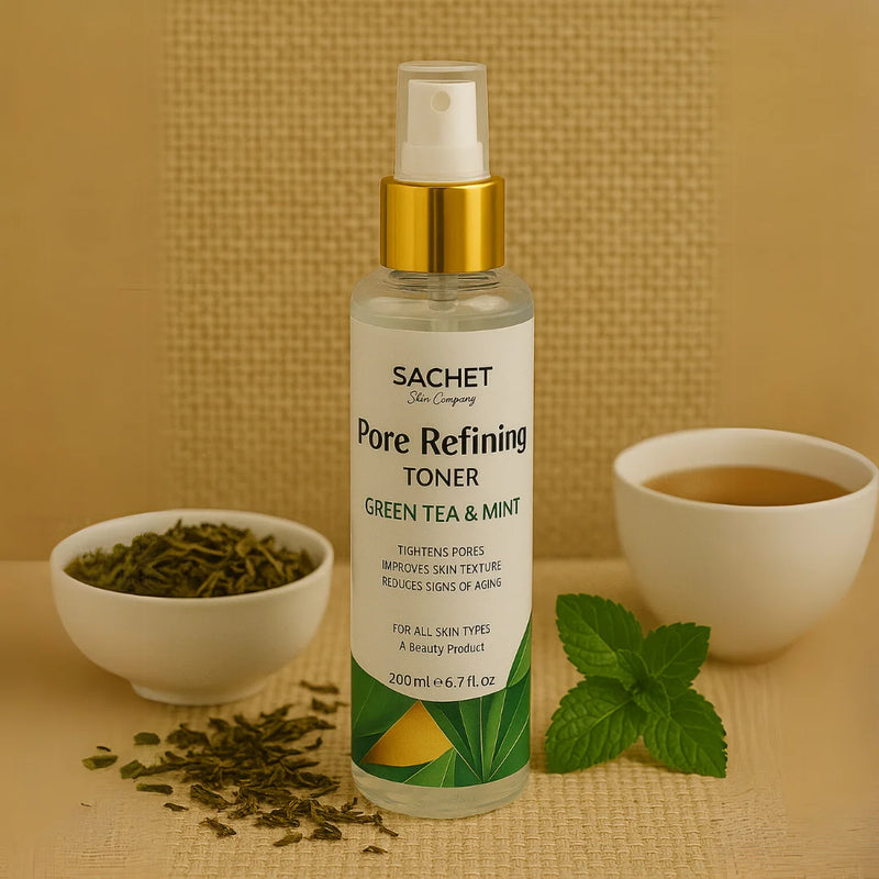 Pore Refining Green Tea & Mint Toner | sachetcare.com