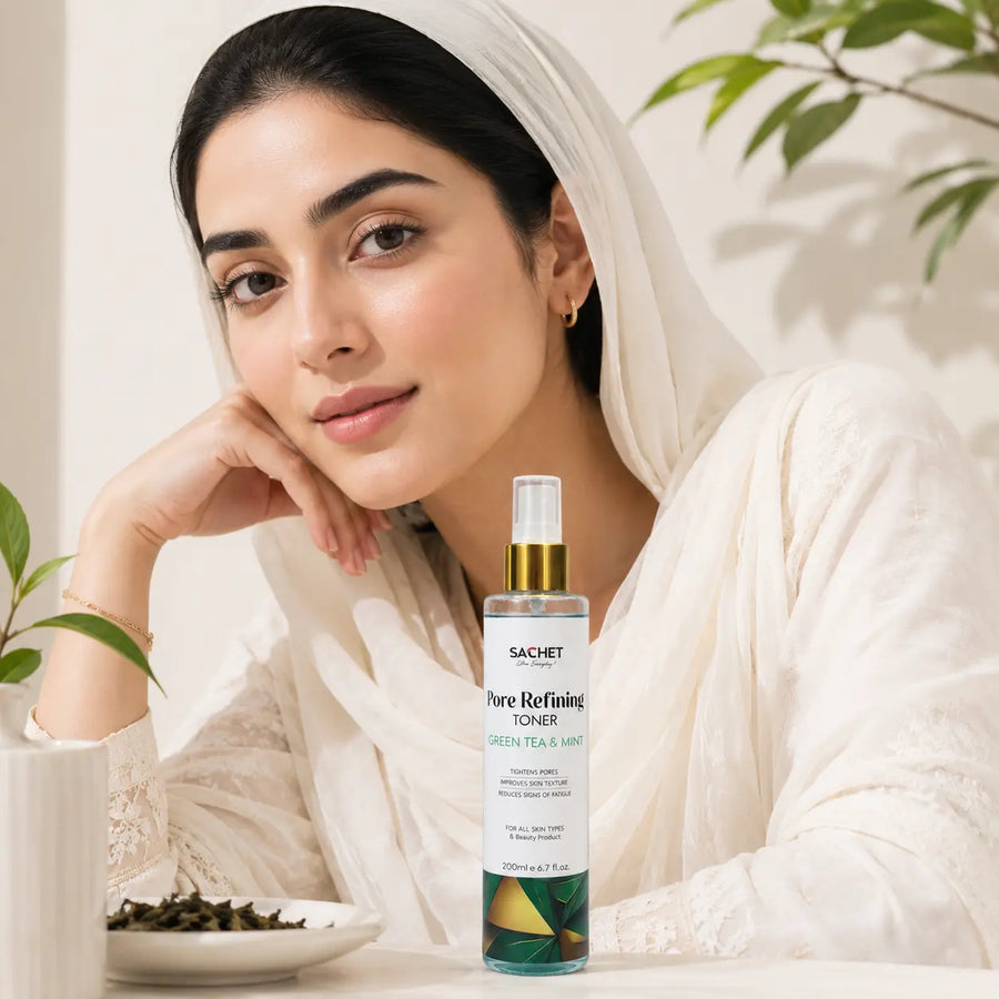 Green Tea Toner in Pakistan – Acne Control & Pore Care | SACHET