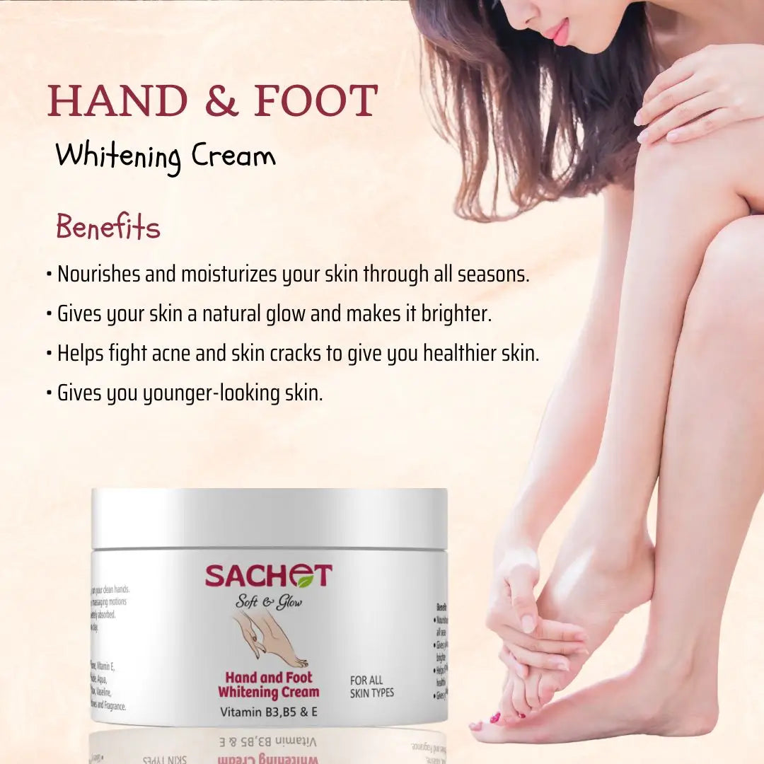 Hand & Foot Cream - Glow & Brightening for Soft, Radiant Skin | sachetcare.com