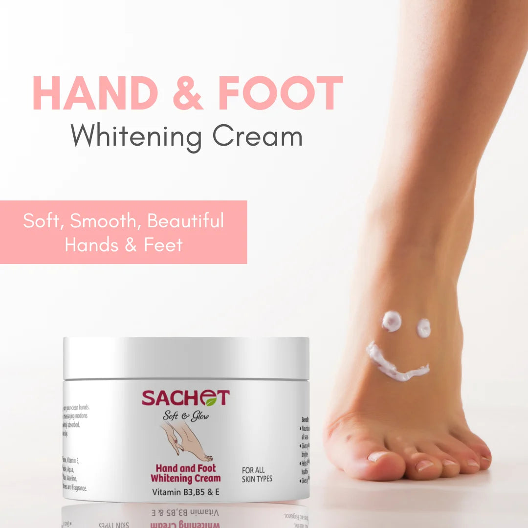 Hand & Foot Cream - Glow & Brightening for Soft, Radiant Skin | sachetcare.com