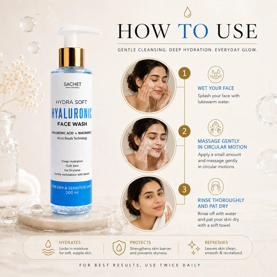Hyaluronic Acid Face Wash in Pakistan | Hydrating Gentle Cleanser
