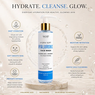 Hyaluronic Acid Face Wash in Pakistan | Hydrating Gentle Cleanser
