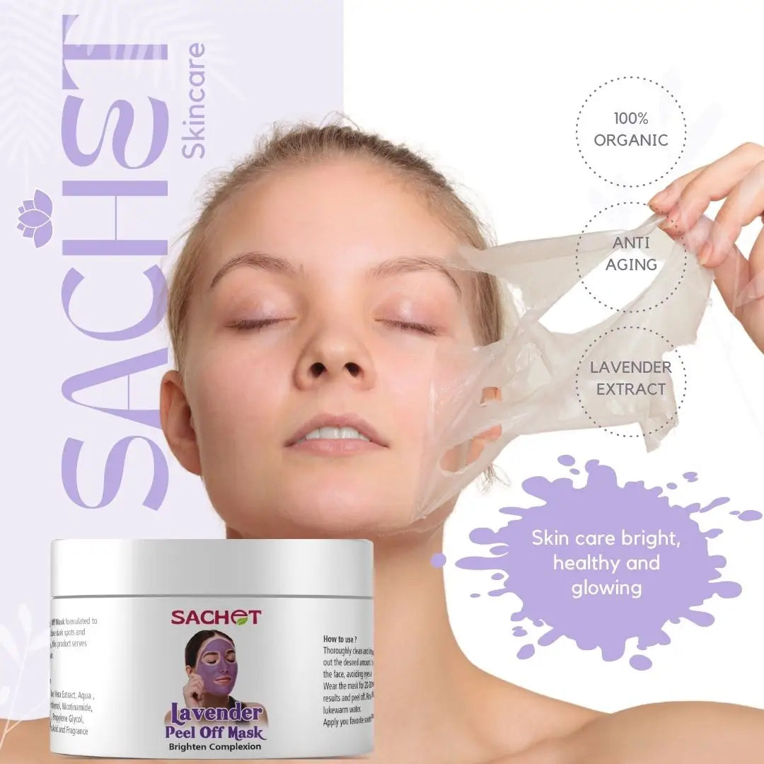 Lavender Peel Off Mask | sachetcare.com