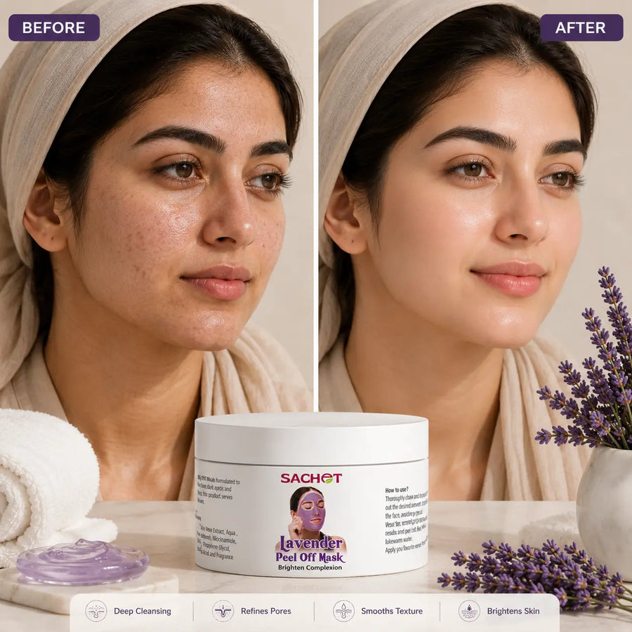 Lavender Peel Off Mask | sachetcare.com