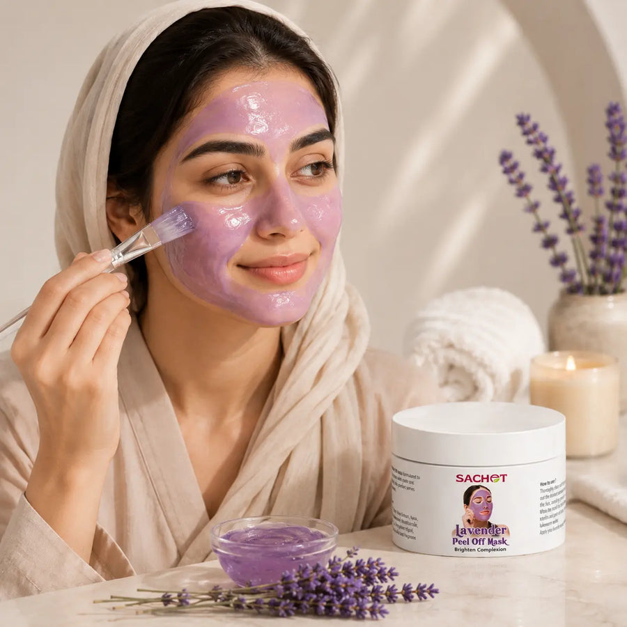 Lavender Peel Off Mask for Healthy Glowing Skin in Pakistan