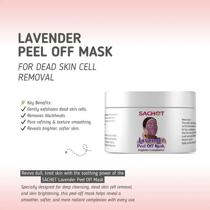 Lavender Peel Off Mask | sachetcare.com