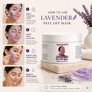 Lavender Peel Off Mask | sachetcare.com