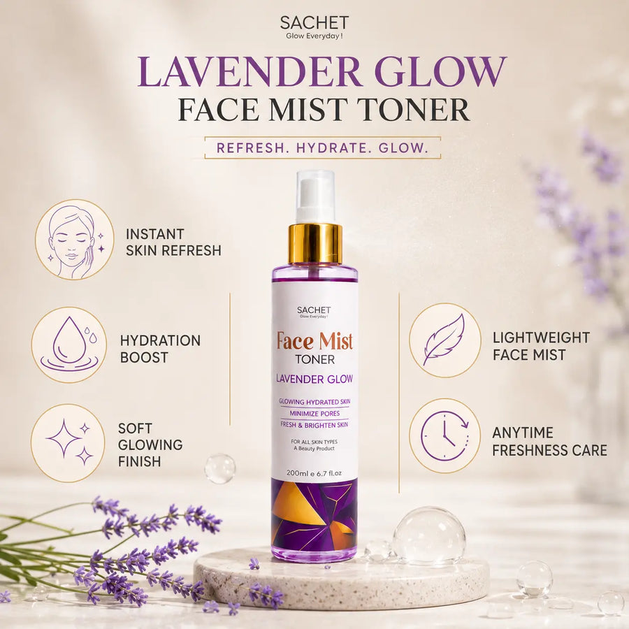 Lavender Face Mist in Pakistan – Hydration & Glow Spray |SACHET