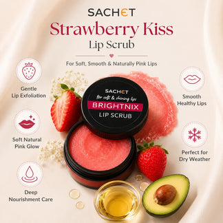 Strawberry Kiss Lip Scrub | SACHET Pakistan