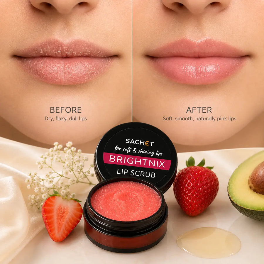 Strawberry Kiss Lip Scrub | SACHET Pakistan
