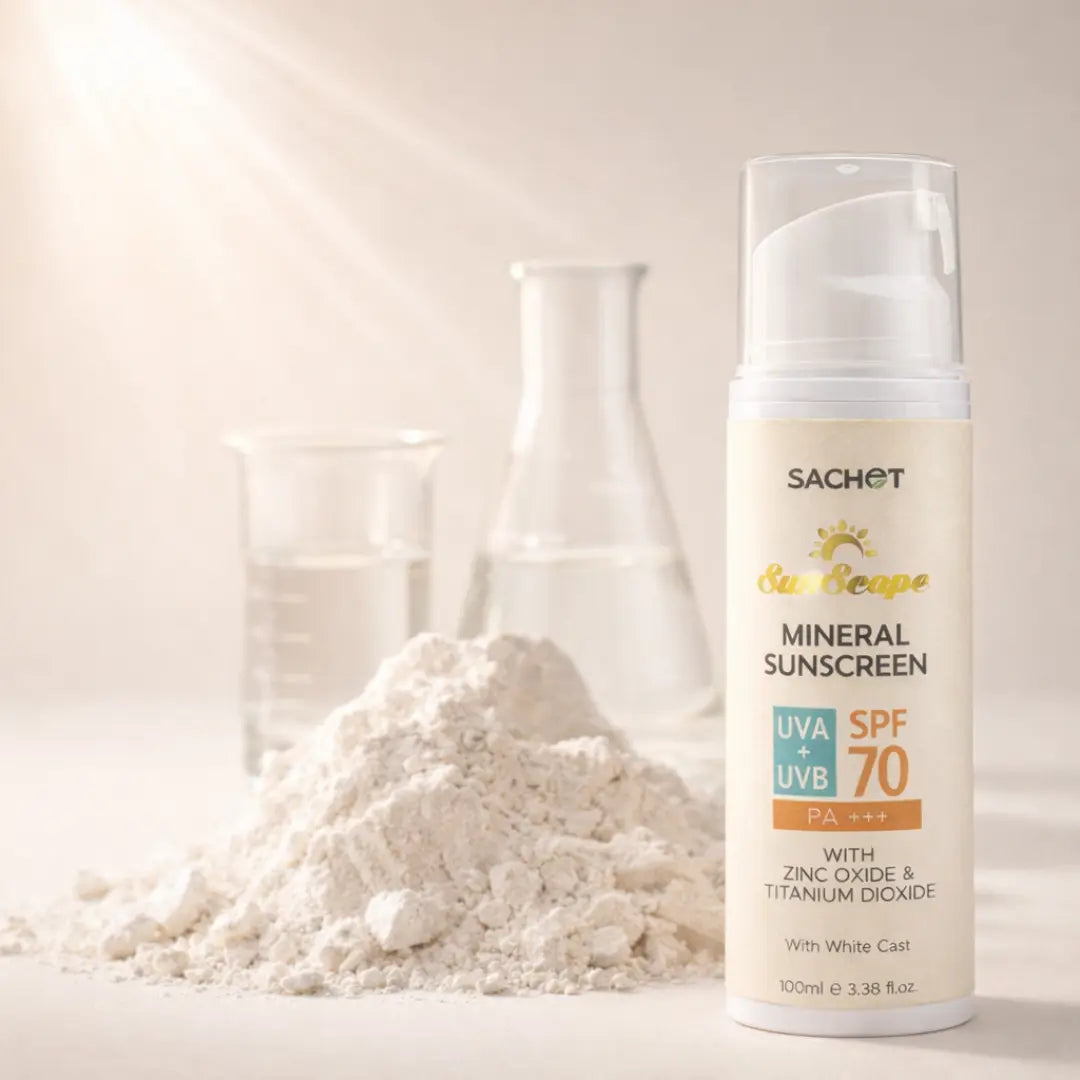 Formulated with care to support sensitive skin and comfortable daily sun protection.
