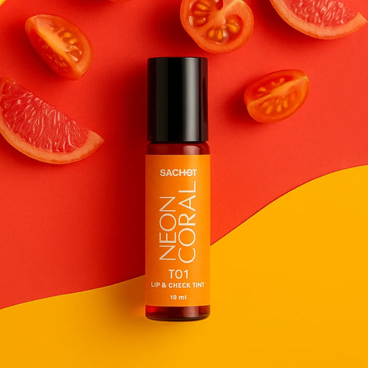 Neon Coral Roller Lip and Cheek Tint in Pakistan