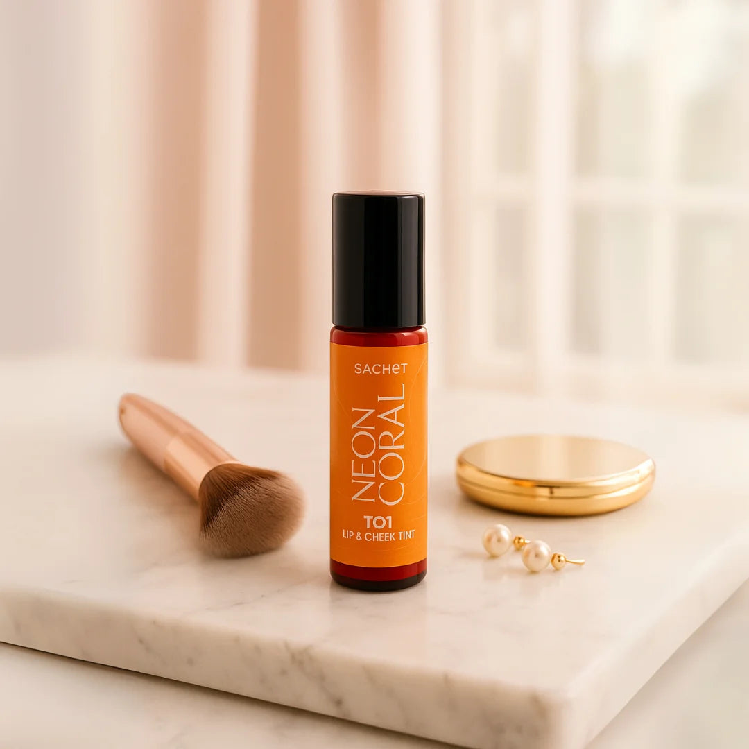 Long Lasting | Neon Coral Roller Lip and Cheek Tint