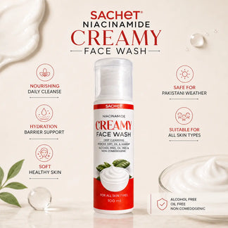 Niacinamide Creamy Face Wash in Pakistan