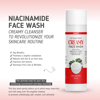 Niacinamide Creamy Face Wash in Pakistan