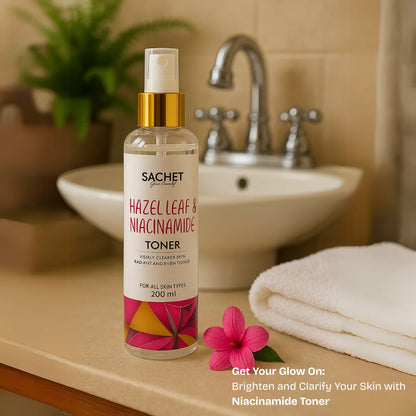 Hazel Leaf & Niacinamide Toner: Achieve a Radiant, Balanced Complexion | sachetcare.com