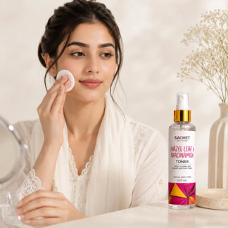 Hazel Leaf & Niacinamide Toner: Achieve a Radiant, Balanced Complexion | sachetcare.com